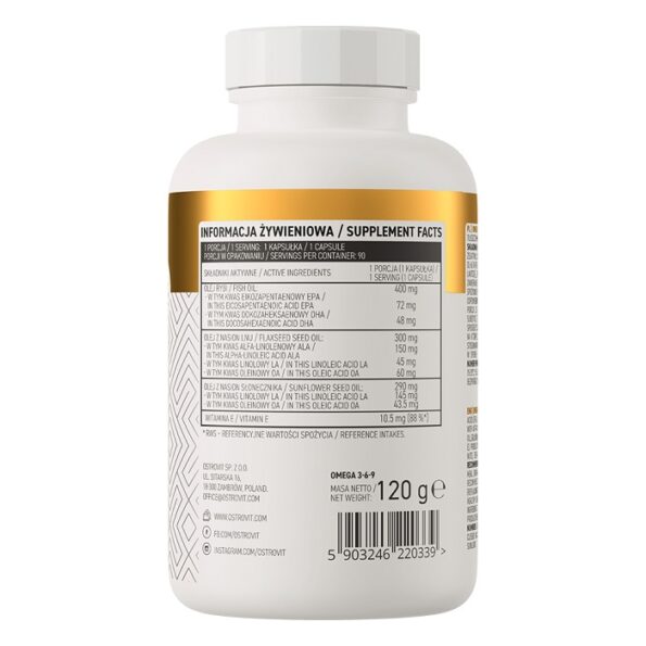 OstroVit Omega 3-6-9 90 capsules