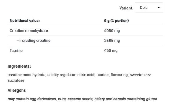 Creatine SFD 250 g