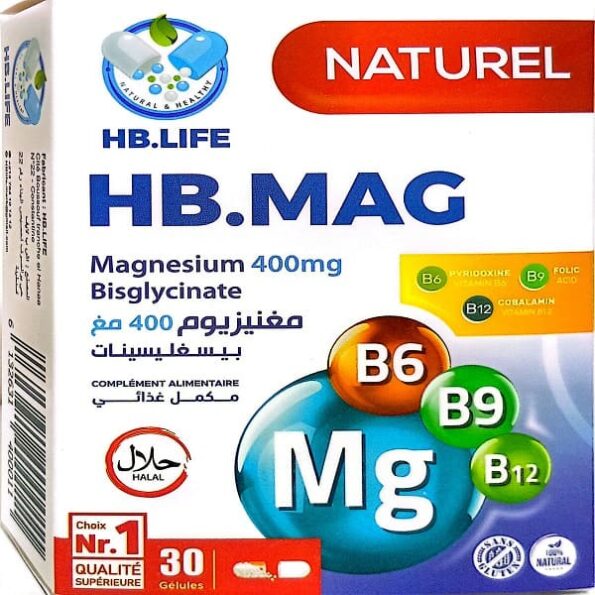 HB LIFE MAG 400mg 30 Géllules