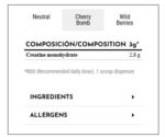 ONE RAW CREATINE Nutrition facts