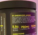 Rule1 Energized Amino Nutrition facts