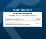 Shilajit Himalayan Health nutrition facts